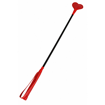 BDSM Riding Crop with Heart - Red