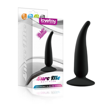 Lure me Beaded Anal Plug Black