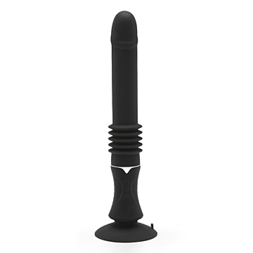 Toy Joy SeXentials Majestic Thrusting Vibrator - USB Rechargeable - Luxury Vibrator - Black