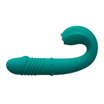 Thrusting Rabbit Vibrator Green