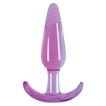 Smooth Butt Plug NS Novelties Jelly Rancher - Purple