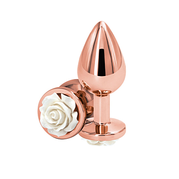 Butt Plug NS Novelties White Rose - Medium