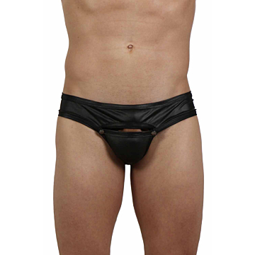 Soiemio Wetlook Jockstrap in Black.