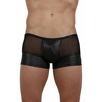 Soiemio's Black Tulle Jockstrap with Lace