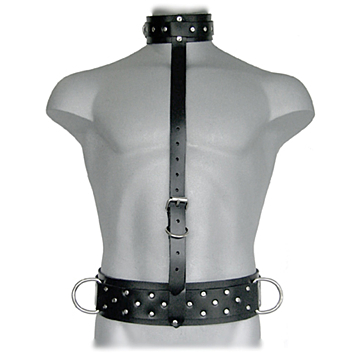 Kinksters Black Harness & Collar