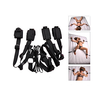 Bedroom Bed Bondage Restraints Bdsm Kit 