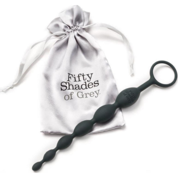 Fifty Shades Silicone Anal Beads.