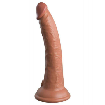  7" Dual Density Silicone Realistic Cock (Tan)