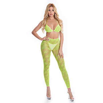 Sexy Women's Costume All About Leaf - Green O/S