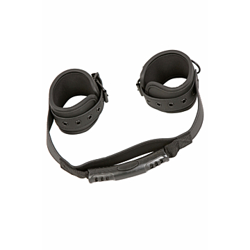 Soiemio Connected Handcuffs - Black Linked