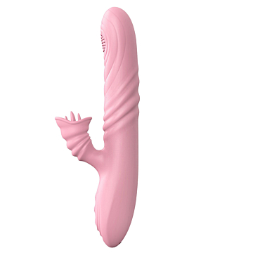 Vibrator-Angelia, USB 3 functions of thrusting / 20 vibrations Flesh