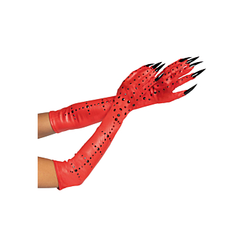 Leg Avenue - Rhinestone demon claw gloves