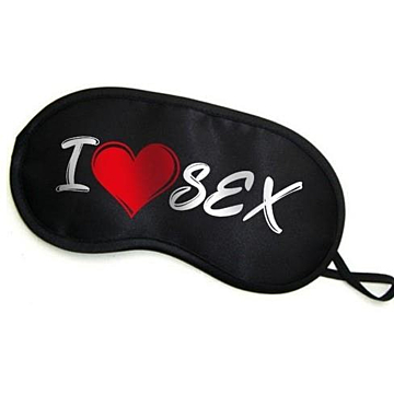 Blindfold "I LOVE SEX"