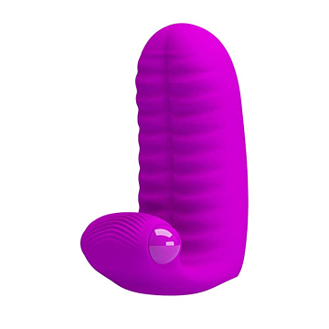 Pretty Love Abbott - Purple Silicone Finger Vibrator