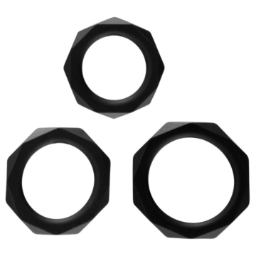 Black Rock Rings 3 Pack