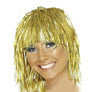 Wig short gold