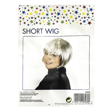 Blonde Bob Wig - Yellow