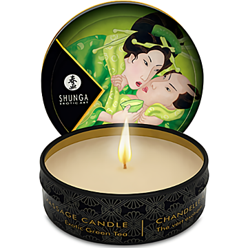 Shunga - Mini Massage Candle Green Tea 30 ml