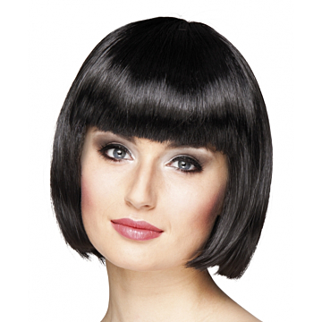 Wig Black frame