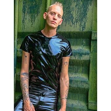 Mister B PVC Tee in Black