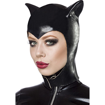 Latex Catwoman Mask - One Size - Sexy Hood