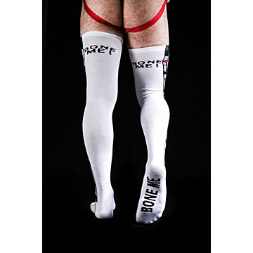 Mister B's Skater Socks - White