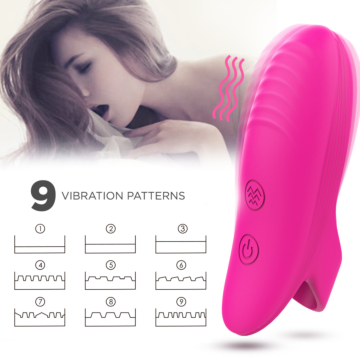 Silicone Finger Vibrator Dory with 9 Vibration Modes (Pink) - USB Rechargeable