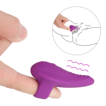 Silicone Finger Vibrator Purple