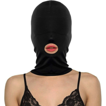 Bdsm 1-Hole Fetish Hood Black