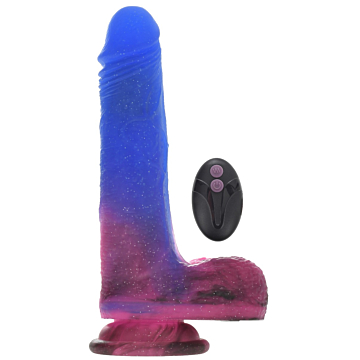 Kinksters Galaxy Dildo: Vibrates & Rotates!