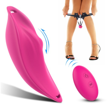 Vibrator Clitoris + Bikini Molly Remote Control Silicon USB Pink