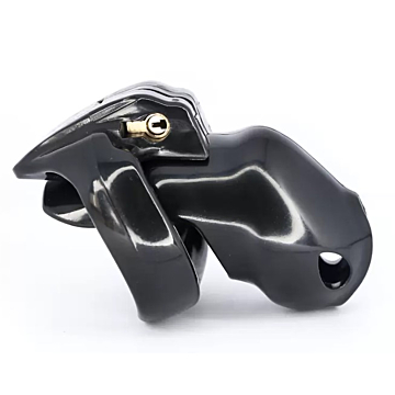 Prison Male Chastity Cage, Black