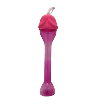 Bottle with Straw, Penis Cap, 500 ml