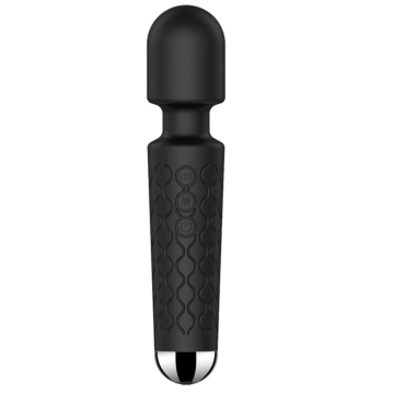 Wand Massager 20 Vibration Modes Black