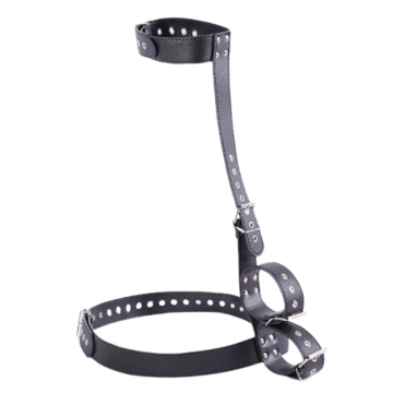 Restraint Set with Handcuffs - Black