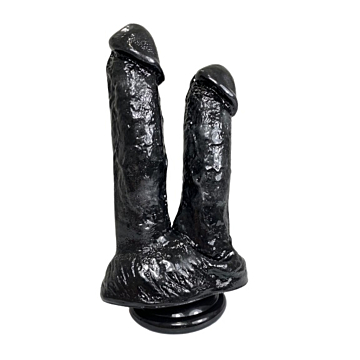 Dildo Double Realistic Black