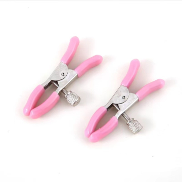 Cuties Nipple Clamps, Metal, Pink