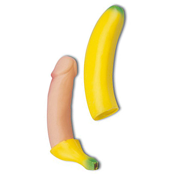 Banana Penis Realistic Dildo - NS Novelties - Yellow - Skin