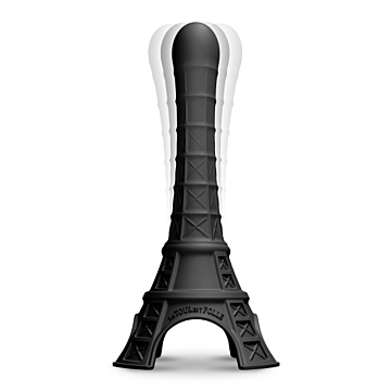 Eiffel Tower Black Vibrator - Pipedream - Funky Shape 