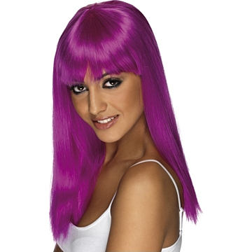 Glamourous Purple Aprins Wig