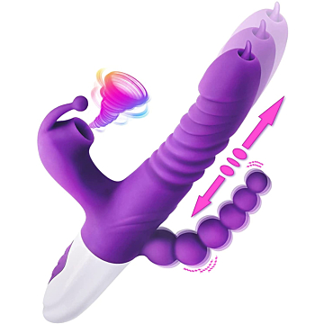 Triple Stimulation Thrusting Vibrator