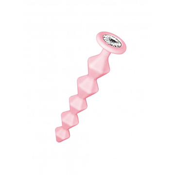 Anal bead with crystal Emotions Chummy Pink