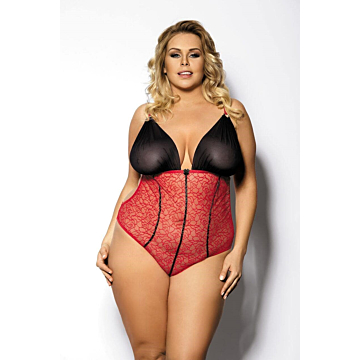 FOSCO black-red body Plus Size