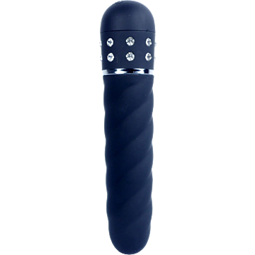 Design Vibro Massager Small Vibrator - Black - Diamonds