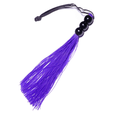 Silicone Whip Purple 10"