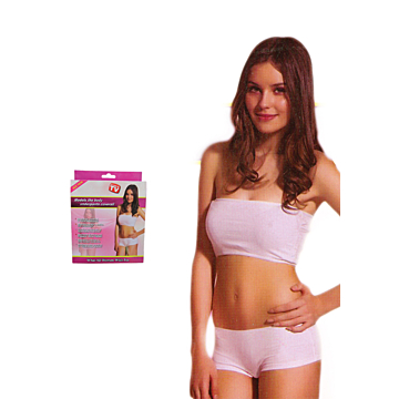 Tight Seamless Underwear Set - White