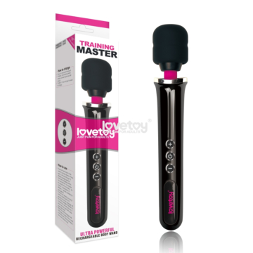 Training Master Ultra Powerful Rechargeable Body Wand Massager - Lovetoy - Waterproof