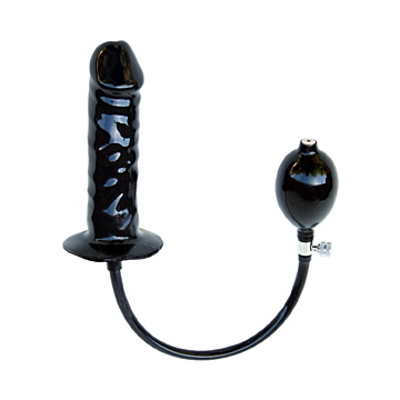 Mister B Inflatable Butt Plug 16 cm - Black M - Realistic Dildo