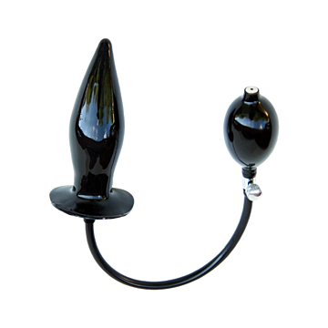 Mister B Inflatable Butt Plug - Black L - Anal Dildo