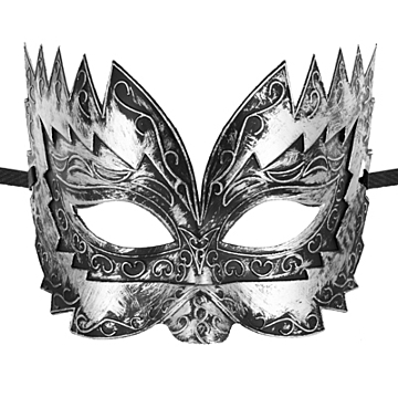 Silver Masquerade Mask by Kinksters